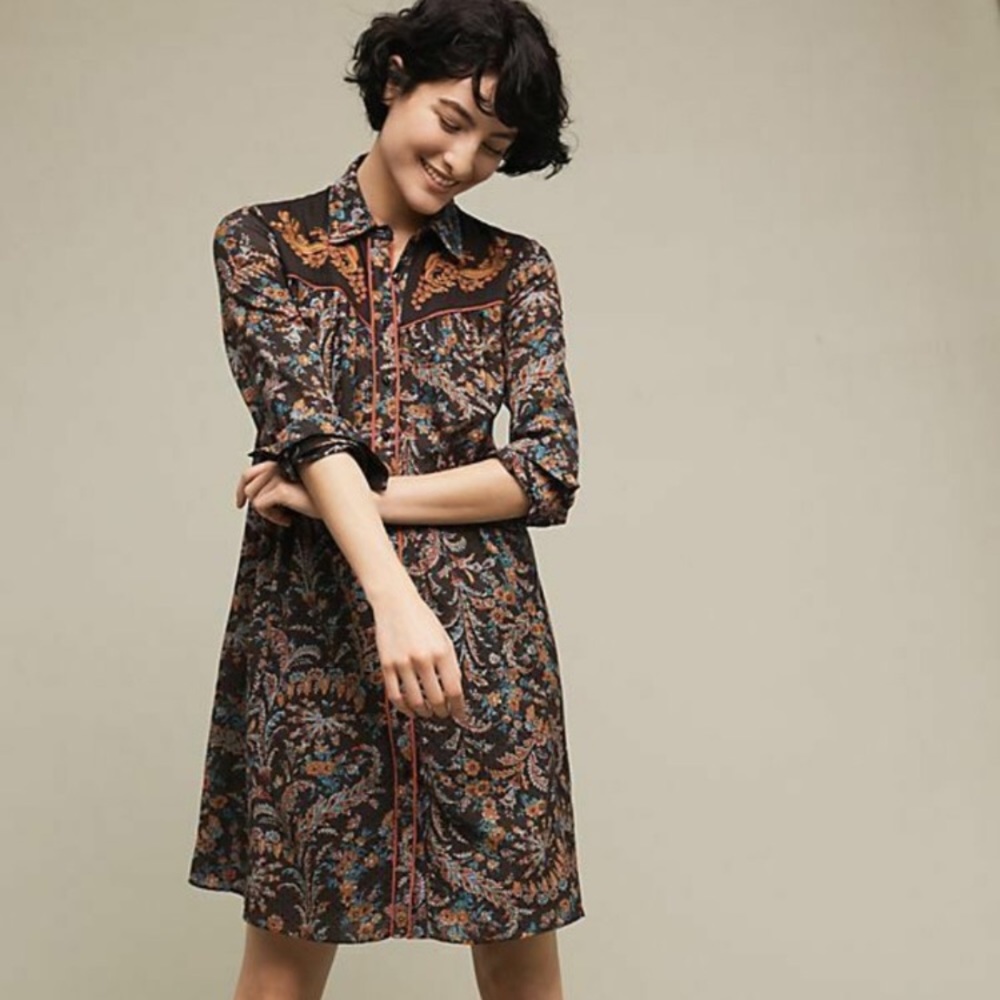Holding Horses Escalante Button Down Shirt Dress